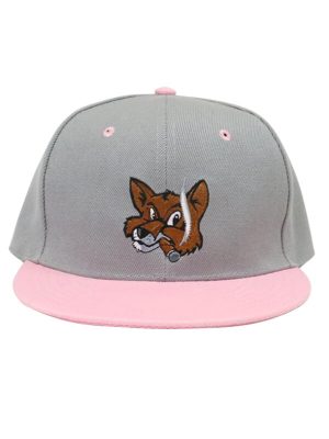FCB Double Snap Pink + Gray