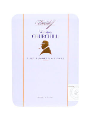 Davidoff Winston Churchill Petit Panetela Tin Cigars