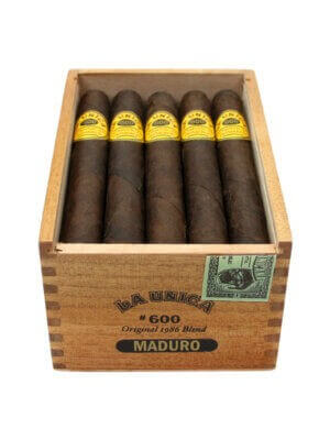 La Unica Cabinet No. 600 Maduro cigars