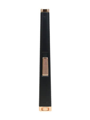 Colibri Aura Flat Flame Lighter Black Rose Gold