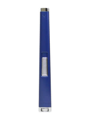 Colibri Aura Flat Flame Lighter Blue Chrome