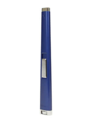 Colibri Aura Flat Flame Lighter Blue Chrome