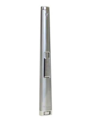 Colibri Aura Flat Flame Lighter Brushed Chrome