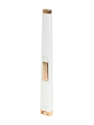 Colibri Aura Flat Flame Lighter White Rose Gold