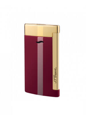 S.T. Dupont Slim 7 Lighter Gold Red