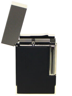 S.T. Dupont Line 2 Lighter Black Lacquer Diamond