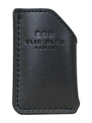 J-11 Black Leather Lighter Case