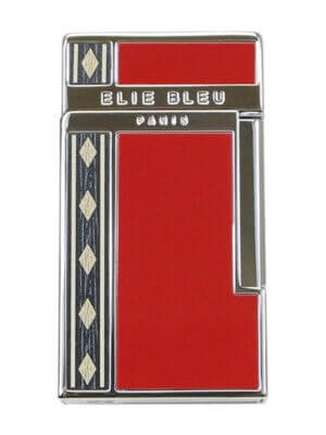 J-14 Jet Alba Red Marquetry Lighter