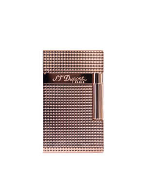 S.T. Dupont Line 2 Rose Gold Diamond Lighter