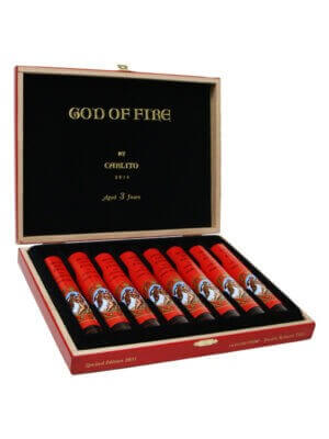 God Of Fire Double Robusto Tubo by Carlito