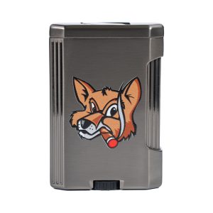 Fox Lotus Big Pocket Lighter in Gunmetal