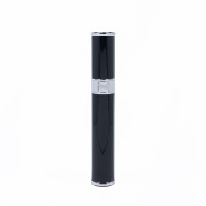 Prometheus Single Cigar Tube Black Lacquer Chrome