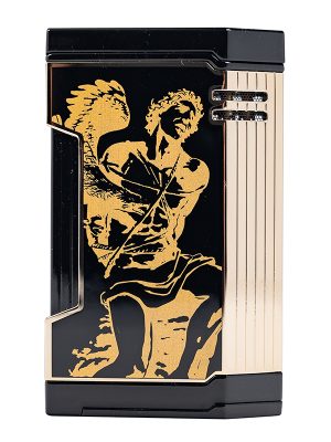 GOF "Never Back Down" in Gold on Black Lighter