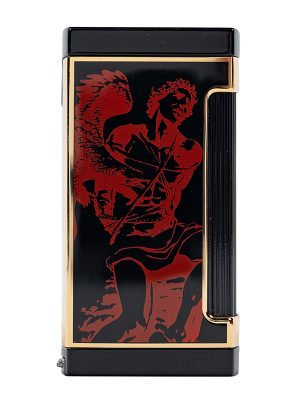GOF "Never Back Down" Ultimo X in Red on Black Lighter