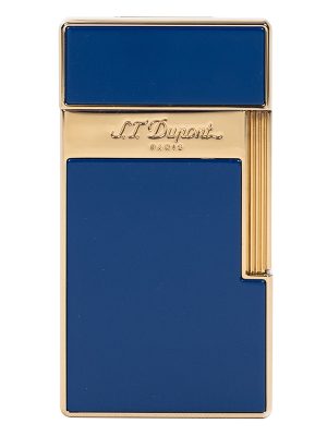 S.T. Dupont Biggy Blue Lacquer and Golden - 025005