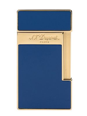 S.T. Dupont Slimmy Blue Lacquer and Golden - 028005