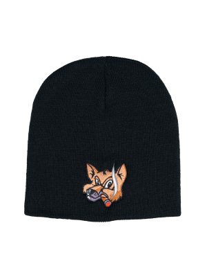 Black Fox Beanie
