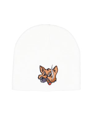 White Fox Beanie